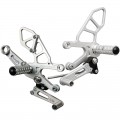 WOODCRAFT Aprilia RSV4 / Tuono V4 (2017+) Full Rearsets Clear Anodized - STD Shift WOODCRAFT Aprilia RSV4 / Tuono V4 (2017+) Full Rearsets Clear Anodized - STD Shift